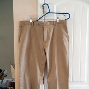 Jos. A Bank Tailored Fit 38 x 32 Khakis - Flat Front